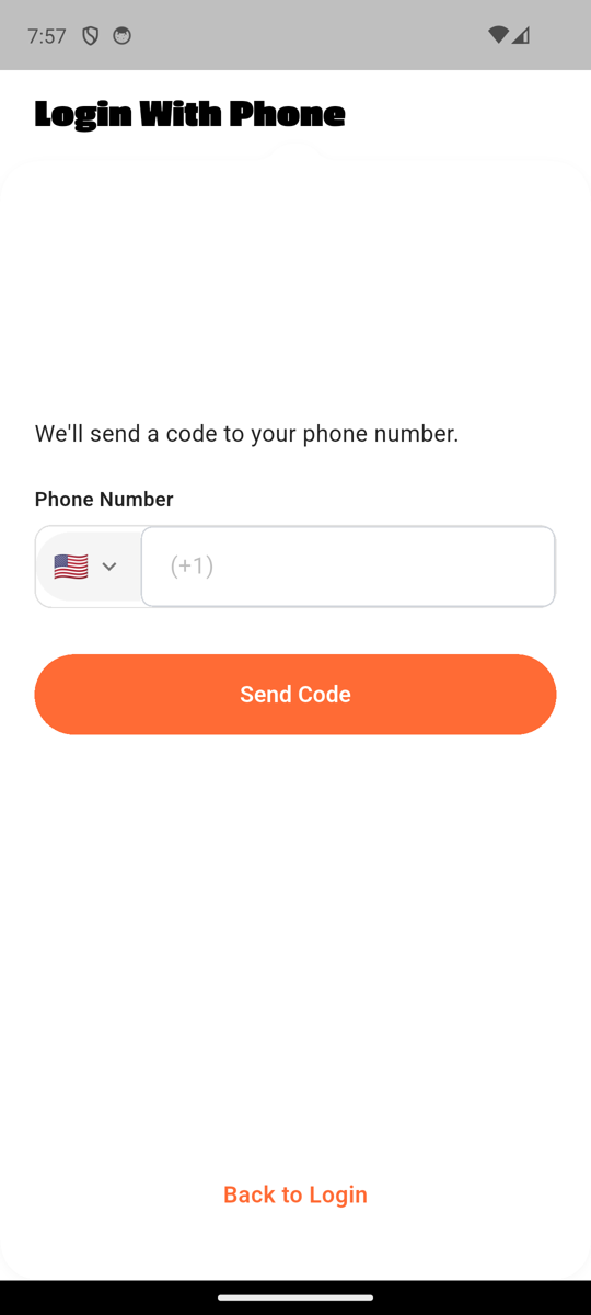 App phone login