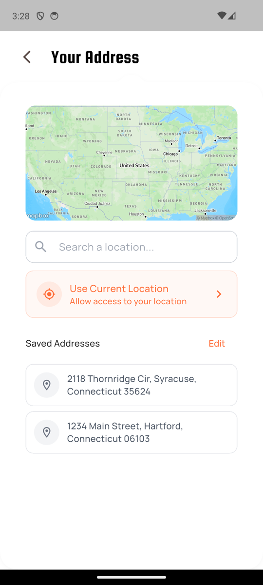 App address picker