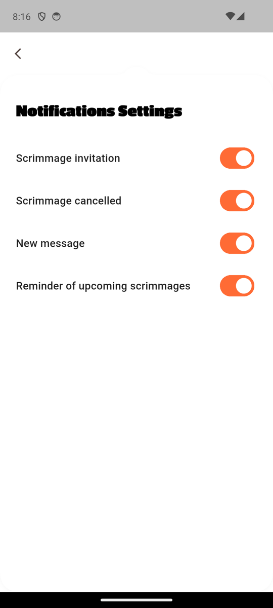 App notifications
