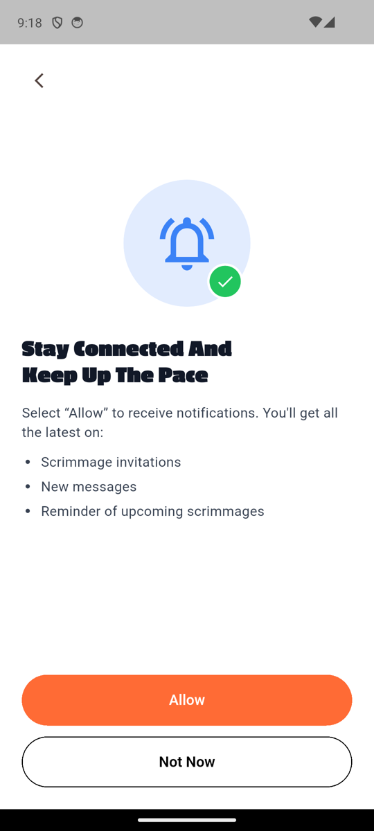 App stay connected