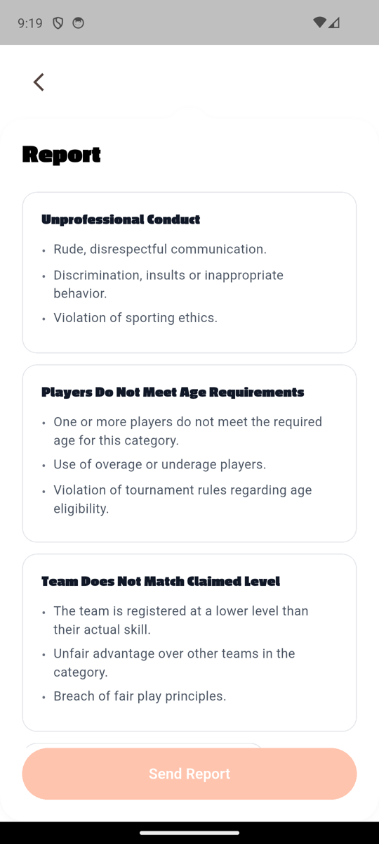App report